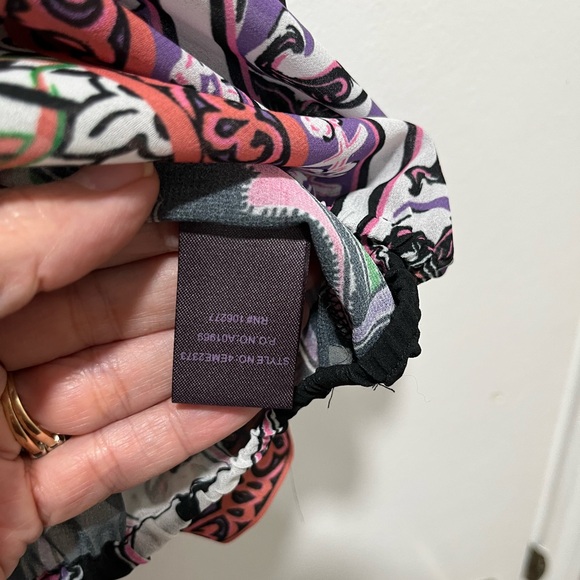 Hale Bob Women’s Tunic Open Sleeves Sheer Large - Picture 9 of 9